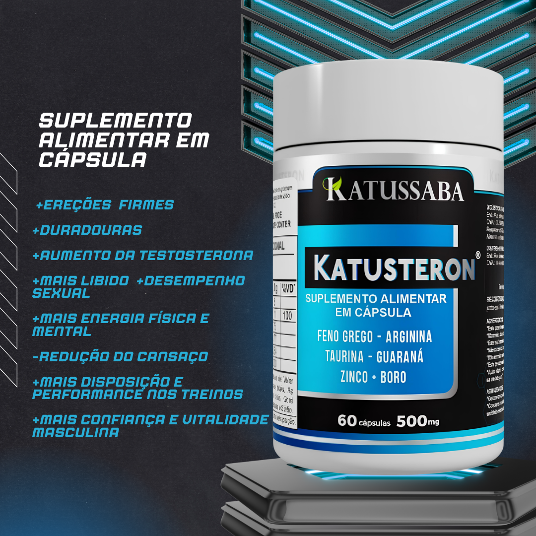 Katusteron - Suplemento para energia e desempenho masculino